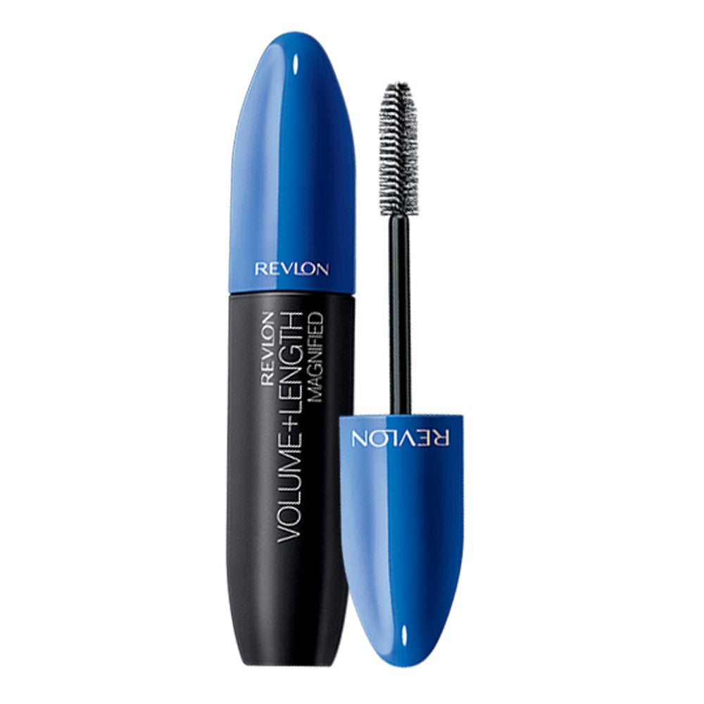 Revlon Mascara, Volume & Length, Non-Waterproof, Smudge & Flake Proof, Blackest Black, 0