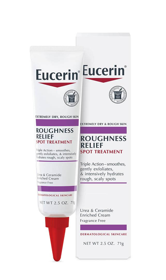 Eucerin Urea Enriched Roughness Relief Spot Treatment, 2.5 Oz Moisturizer For Dry Skin