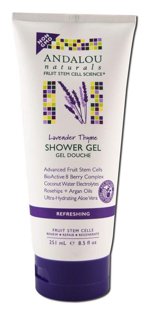 Andalou Naturals Lavender Thyme Shower Gel, Pack of 3