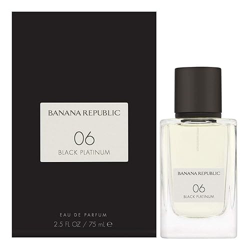 Banana Republic Black Platinum 06 Eau de Parfum Spray, 2.5 oz - Luxury Fragrance for Men, Long-lasting Scent, Elegant Gift Option