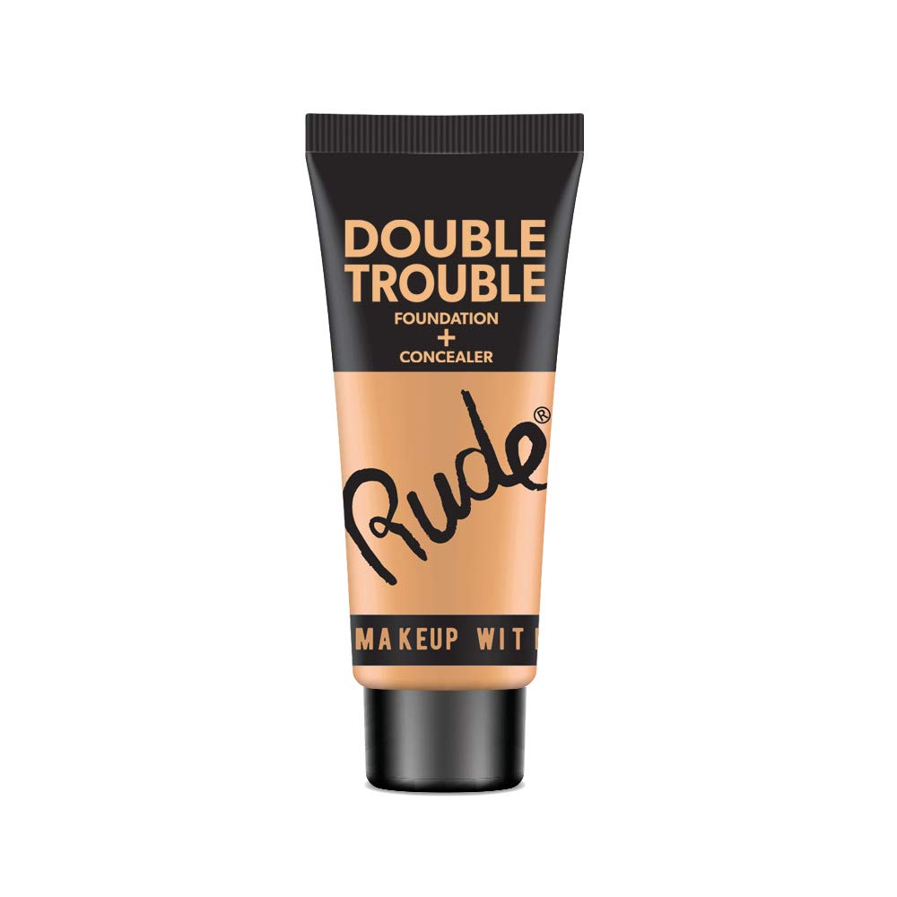 Rude - Double Trouble Foundation + Concealer - Linen