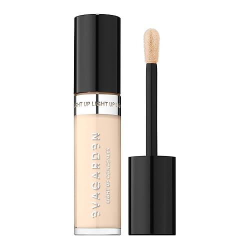 Evagarden Light Up Concealer, 0.16 Oz - Brightens Skin, Minimizes Dark Circles, Light Beige