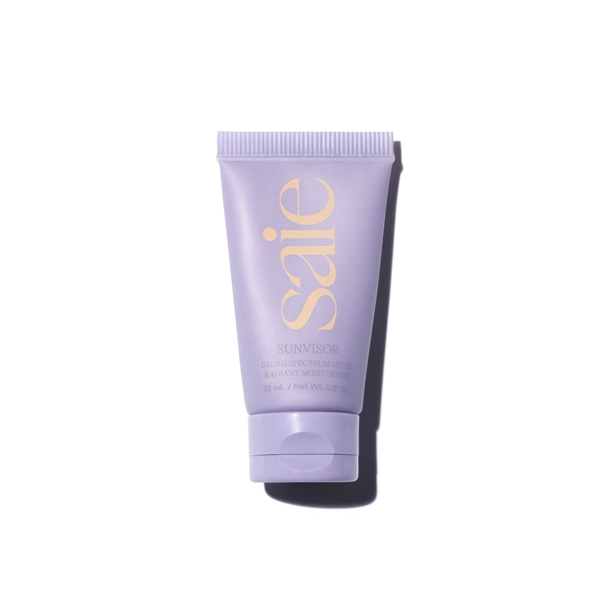 Saie Mini Sunvisor Sunscreen Moisturizer Spf 35 - Hydrating Zinc Oxide, Hyaluronic Acid