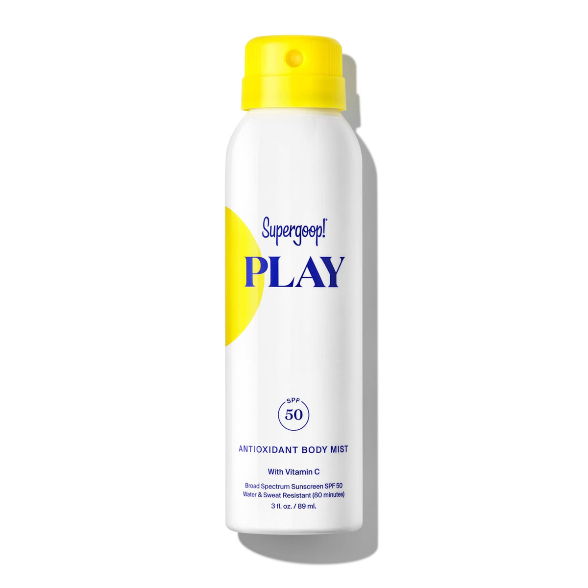 Supergoop! Play Antioxidant Body Mist Spf 50 - Reef-Friendly Sunscreen For Sensitive Skin, 3 Fl Oz