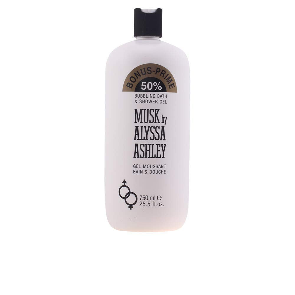 Alyssa Ashley Musk Shower Gel for Women, 25.5 Ounces - Refreshing White Body Wash, Perfect for Daily Use