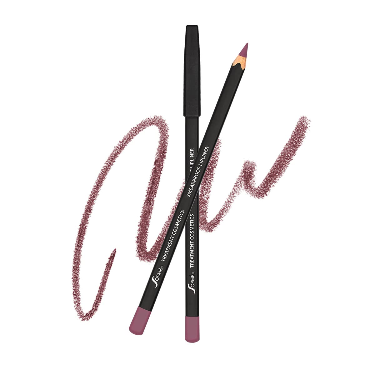 Sormé Waterproof Lip Liner - Pure Rose, Smearproof, Revitalizing With Vitamins C & E