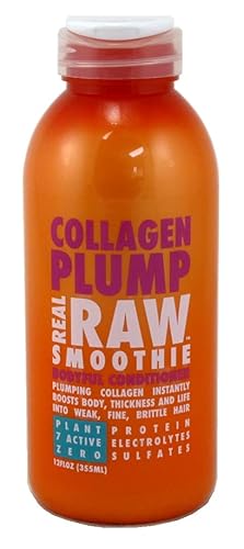 Real Raw Collagen Plump Conditioner, 12 Fl Oz, Bodyful Hair Care (Pack Of 3)