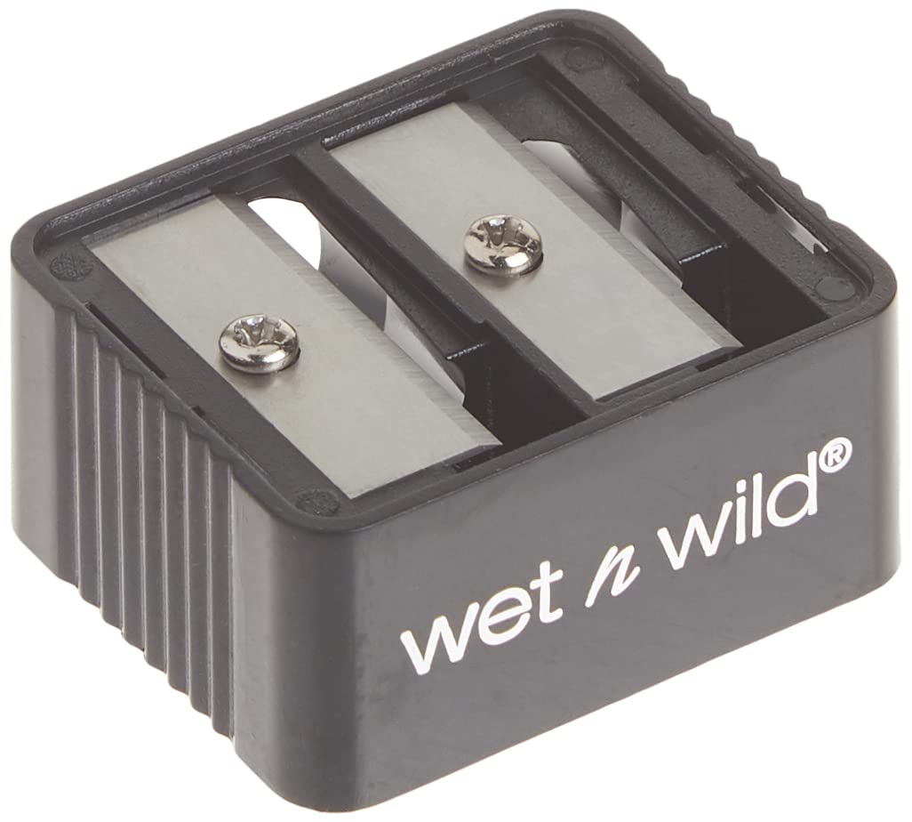 Wet N Wild Dual Pencil Sharpener - Travel-Friendly, Easy To Clean, Essential Tool For Eyeliner Pencils