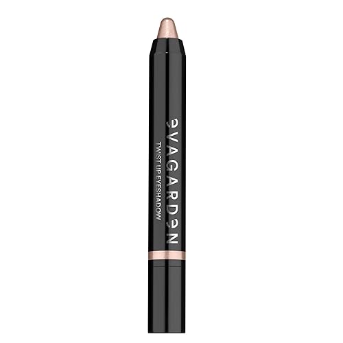 EVAGARDEN Twist Up Eyeshadow - Rose Shine, Water-Resistant, Smooth Texture, 0.03 oz