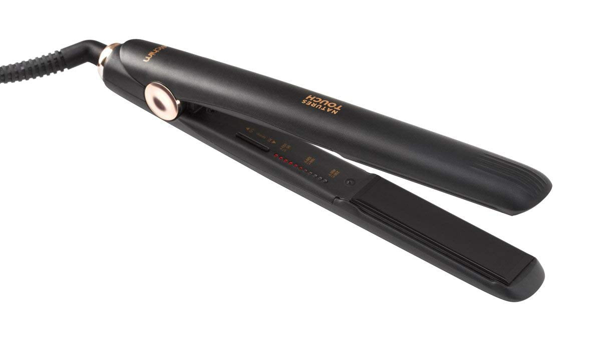 Elchim Natures Touch Ceramic Flat Iron - 1 Count, Black Hair Straightener