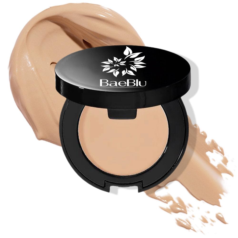 Baeblu Organic Concealer - Full Coverage, 100% Natural, Made In Usa, Paradise, 1 Count