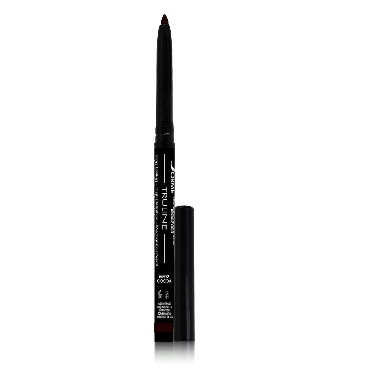 SORMÉ Truline Cocoa Waterproof Eyeliner Pencil - Smudge Proof, Vitamin E, Ultra Creamy, 0.1 oz