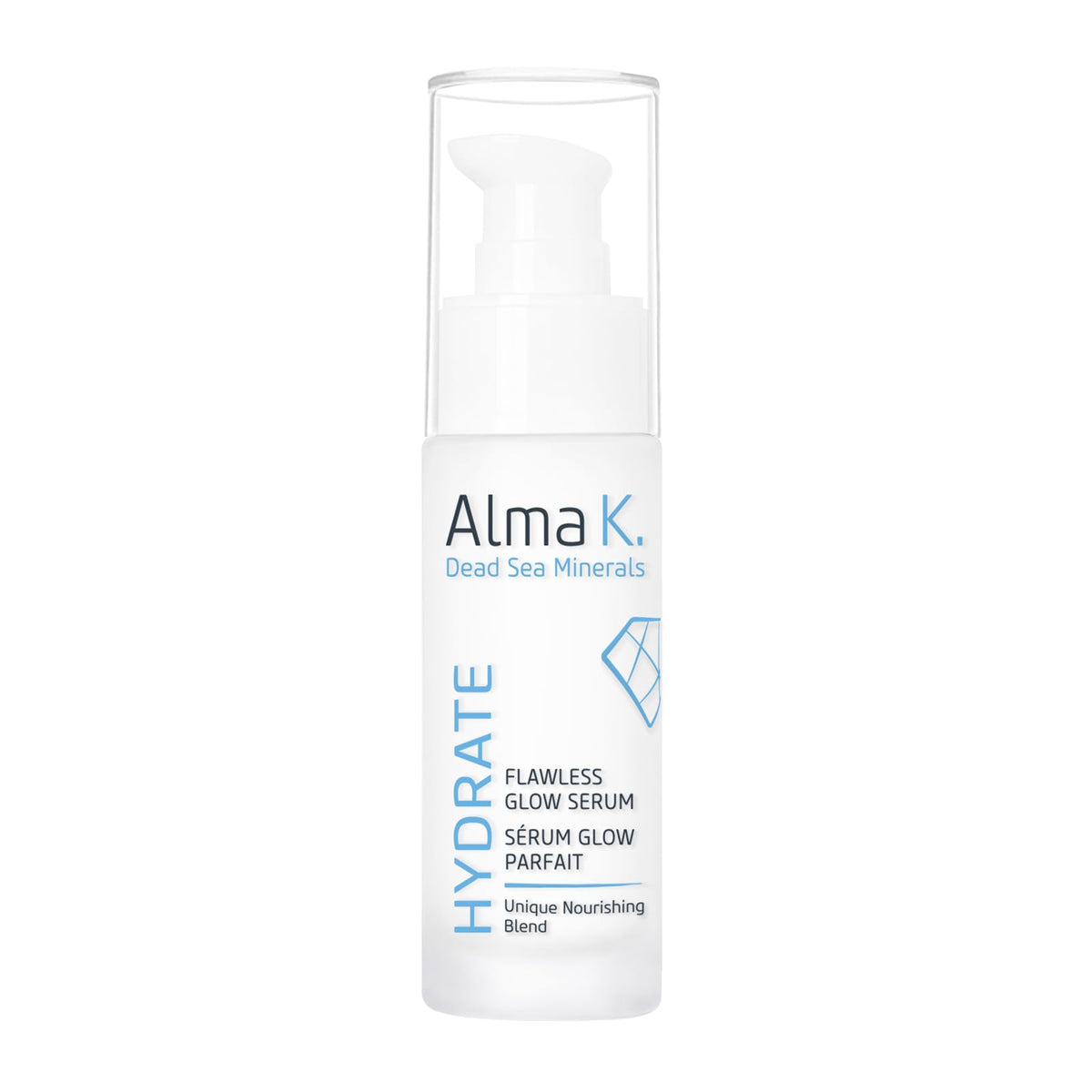 Alma K Flawless Glow Serum - Hydrating Face Serum With Aloe Vera For Bright Skin - 1 Oz