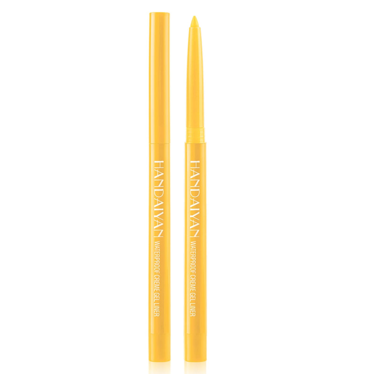 Dekrion Waterproof Eyeliner Pencil - Long-Lasting Yellow, High-Pigmented Easy To Use Pen For Women