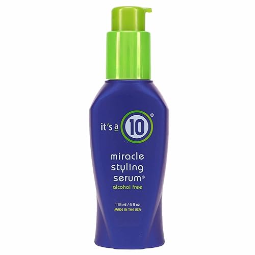 It'S A 10 Haircare Miracle Styling Serum, 4 Fl Oz - Lightweight, Frizz Control, Shine Boost