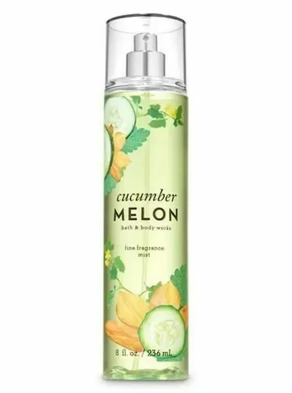 Bath & Body Works Cucumber Melon Body Spray Mist, 8 Fl Oz - Fresh, Green Fragrance