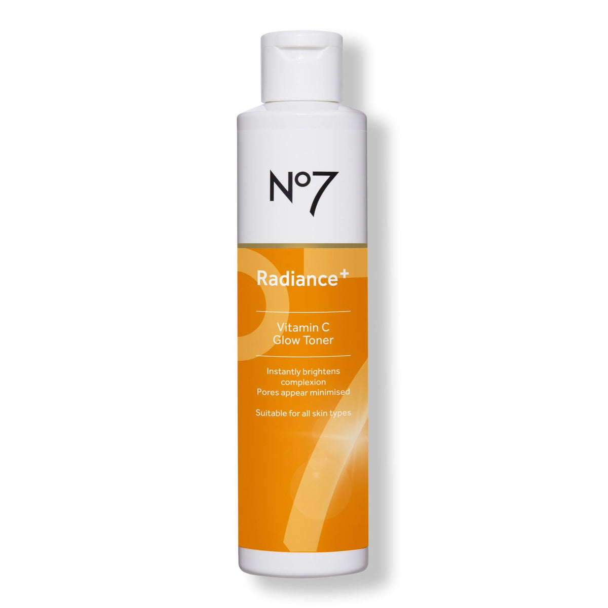 No7 Radiance+ Vitamin C Glow Toner - 2% Vitamin C, Aha Exfoliant, 6.7 Fl