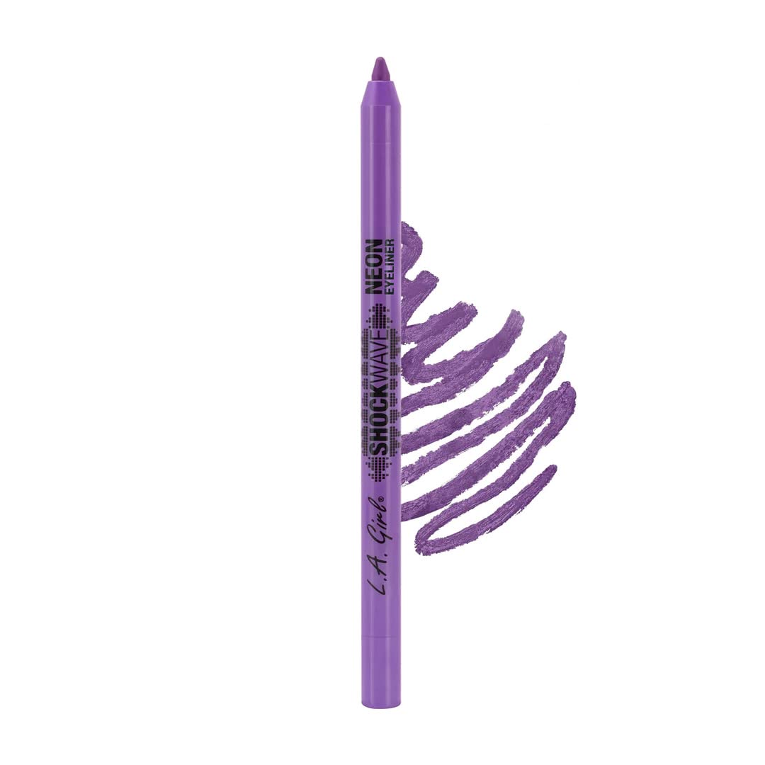 L.A. Girl Shockwave Eyeliner - Vivid Color, 1 Ounce, Long-Lasting Liquid Eyeliner