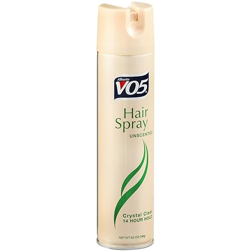 Vo5 Crystal Clear Hairspray, Unscented, 8.5 Oz - Pack Of 3, Long-Lasting Hold