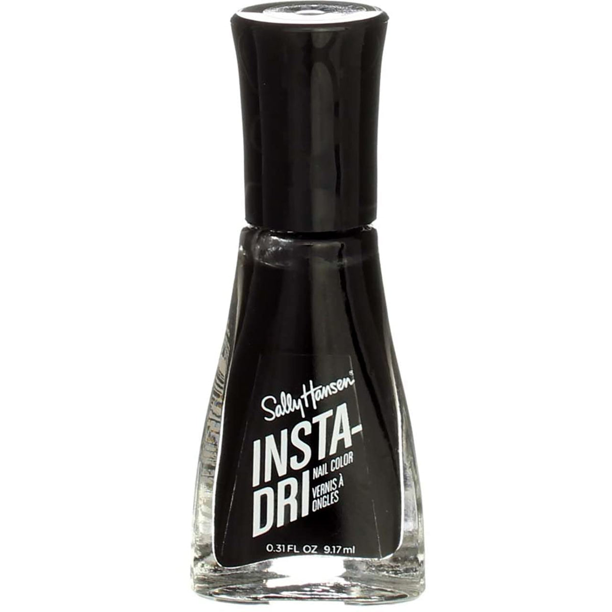 Sally Hansen Insta-Dri Nail Polish 0.31 Fl Oz - Black To Black (Pack Of 2)