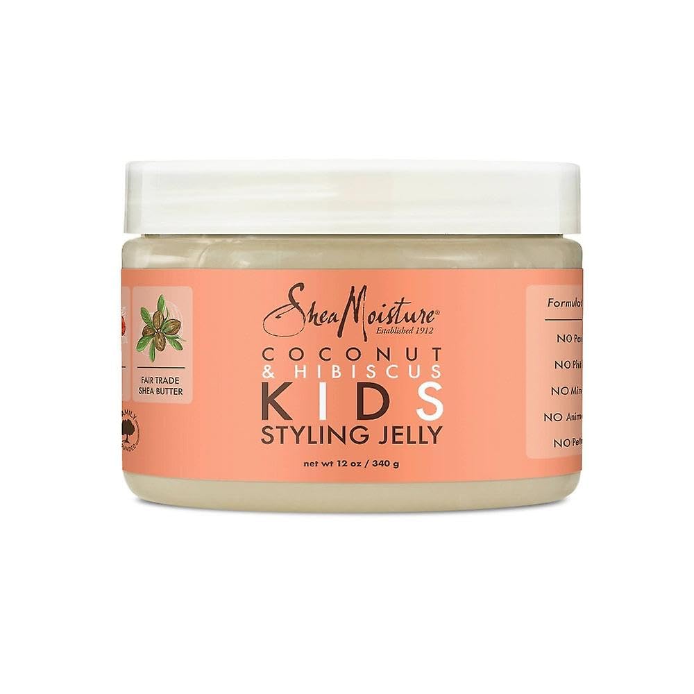 Sheamoisture Kids Styling Jelly, Coconut & Hibiscus, 12 Oz - Nourishing Hair Gel For Kids