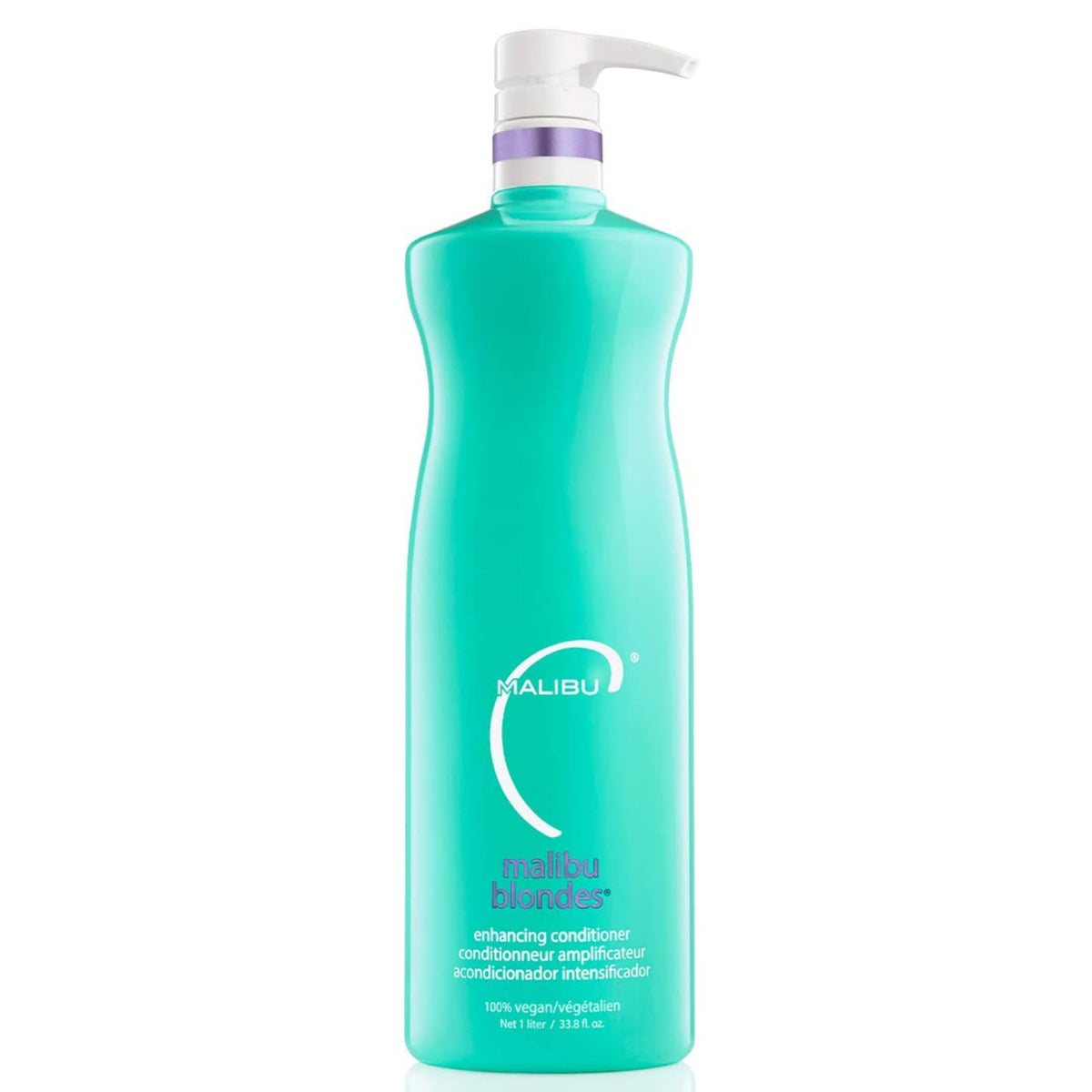 Malibu C Blondes Enhancing Conditioner 33.8 Oz - Hydrating For Natural & Processed Blondes