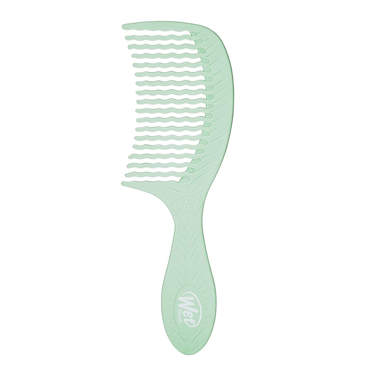 Wet Brush Go Green Tea Tree Oil Infused Wide Tooth Comb - Gentle Hair Detangler, No Damage