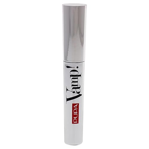 PUPA Milano Vamp! Mascara 100 Black - Volume & Length, Hypoallergenic, 0.18 oz