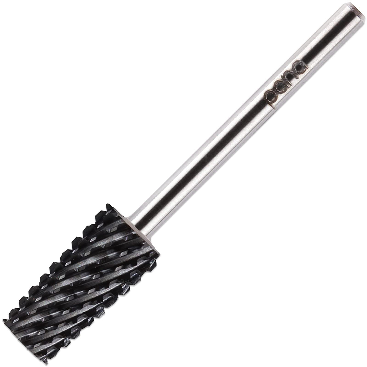 Pana Tapered Barrel Nail Drill Bit - 3/32&quot; Shank, Dlc Black, Coarse Grit For Acrylic &