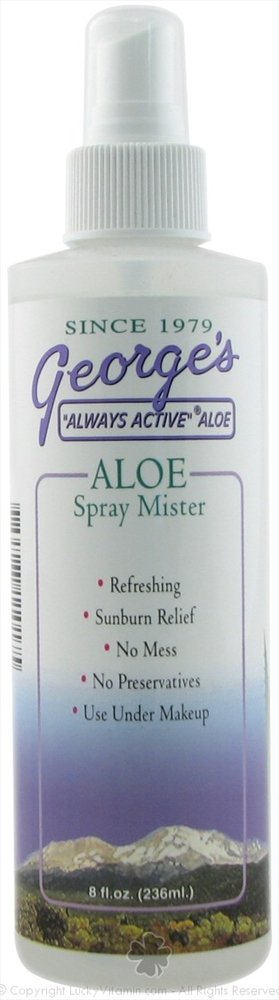 George'S Aloe Vera Spray Mister - 8 Fl Oz Hydrating Mist For Skin And Hair Care