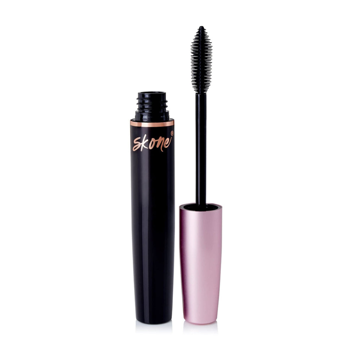 Skone Cosmetics Waterproof Mascara - Insanely Intense Black, Volume & Length, 0.34 Oz