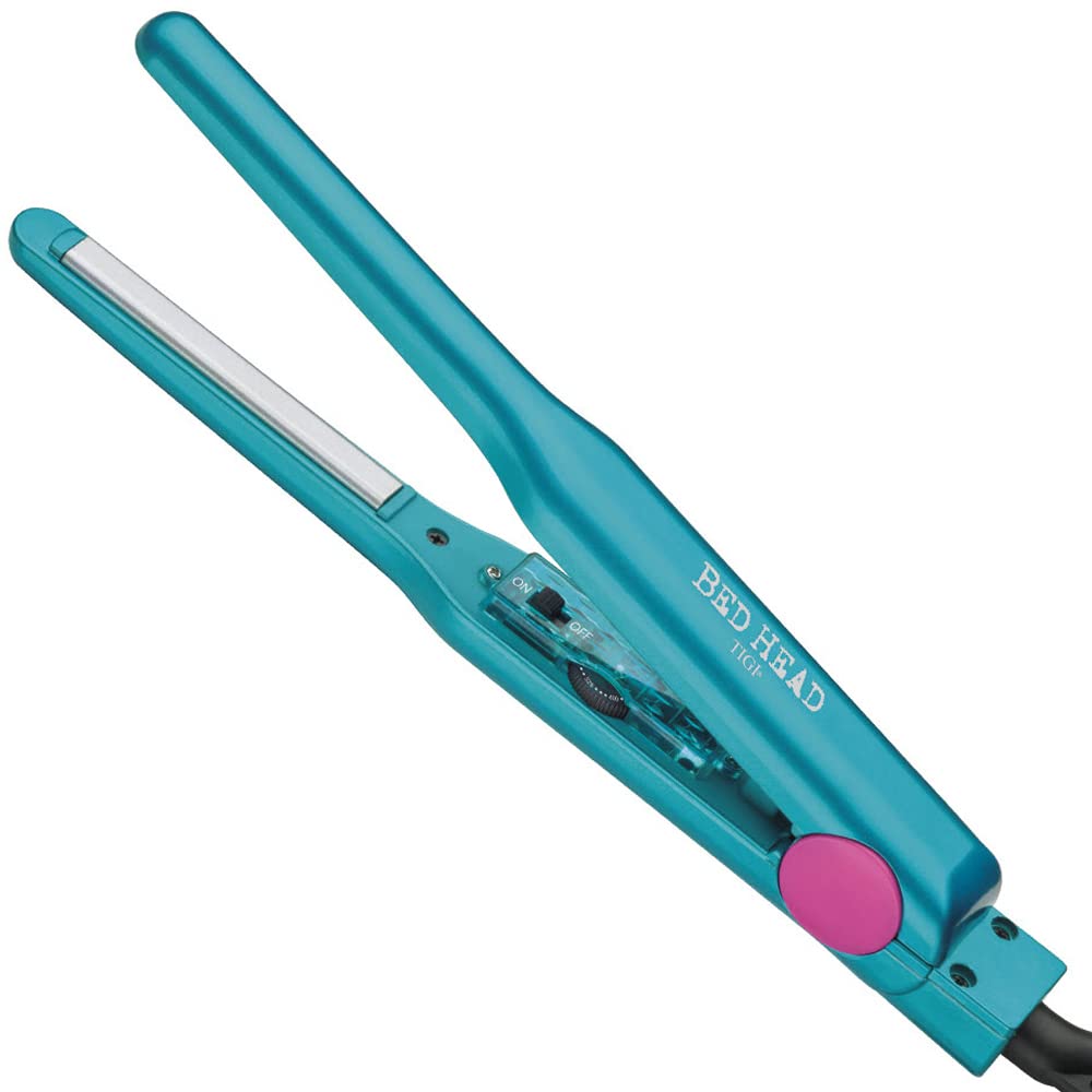 Bed Head Pixie 1/2&quot; Straightener For Short Hair & Bangs - Peacock Blue, Ceramic, 1 Count