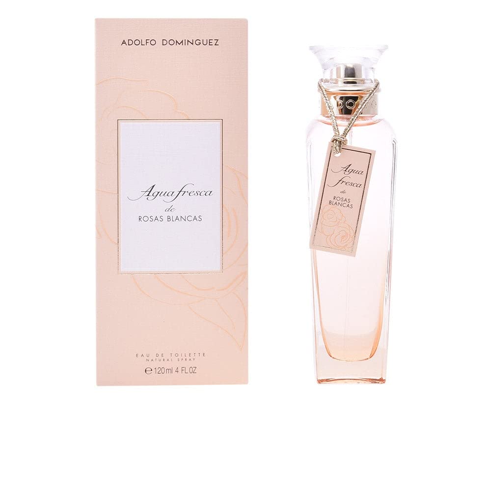 Adolfo Dominguez Agua Fresca De Rosas Blancas Eau De Toilette Spray 120Ml - Pink Blush