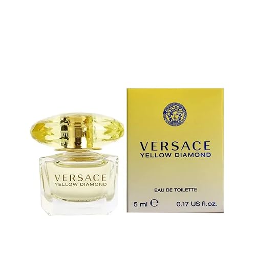 Versace Yellow Diamond Eau De Toilette Mini 0.17 Oz For Women - Fragrance By Gianni Versace