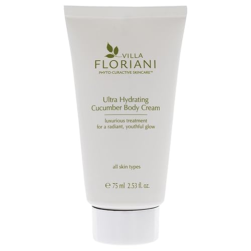 Villa Floriani Ultra Hydrating Cucumber Body Cream, 2.53 oz - Moisturizing Skin Care for Women