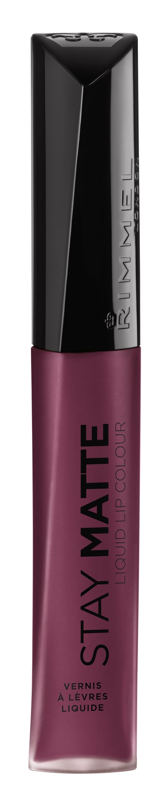 Rimmel London Stay Matte Liquid Lip Color, Waterproof Kiss-Proof Lipstick, 12Hr, Midnight