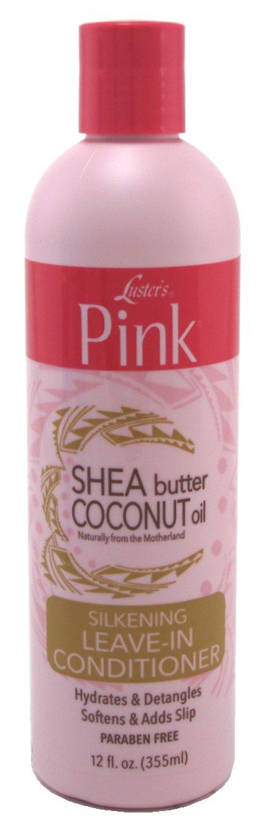 Luster'S Pink Shea Butter Coconut Leave-In Conditioner, 12 Oz, 3 Pack - Moisturizing & Nourishing