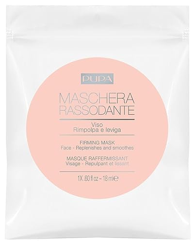 Pupa Milano Firming Face Mask - Hydrates, Nourishes & Diminishes Aging Signs - 0.6 Oz