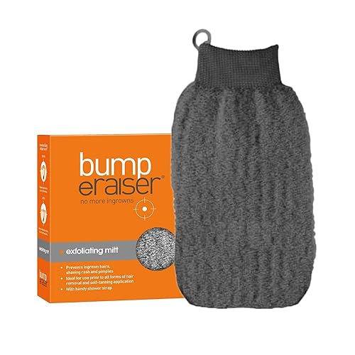 Caronlab Australia Bump Eraiser Exfoliating Shower Mitt For Ingrown Hairs & Razor Burns