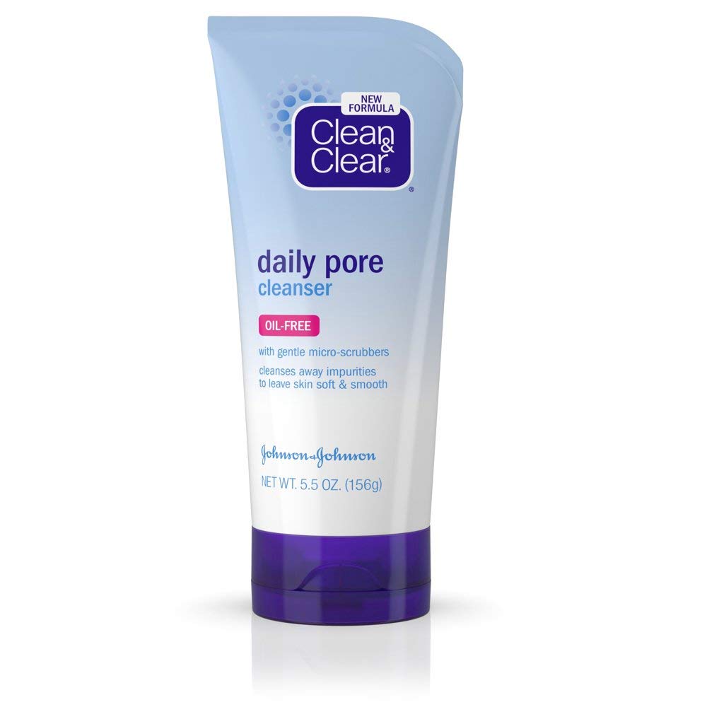 Clean & Clear Daily Pore Cleanser, Oil-Free, 5.5 Oz, Pack Of 3 - Deep Clean For Clear Skin