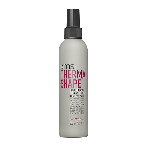 Kms Thermashape Hot Flex Heat Styling Spray - 6.7 Oz For Flexible Heat Protection