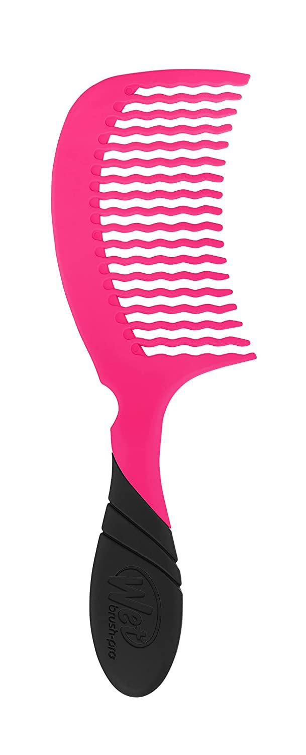 Wet Brush Pro Detangler Comb In Pink - 1 Count, Evenly Material For Effortless Styling