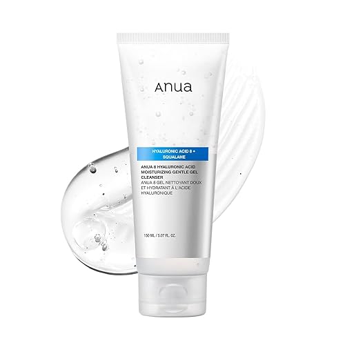 Anua Moisturizing Gel Cleanser With Hyaluronic Acid & Squalane, Ph Balanced Daily Face Wash 150Ml