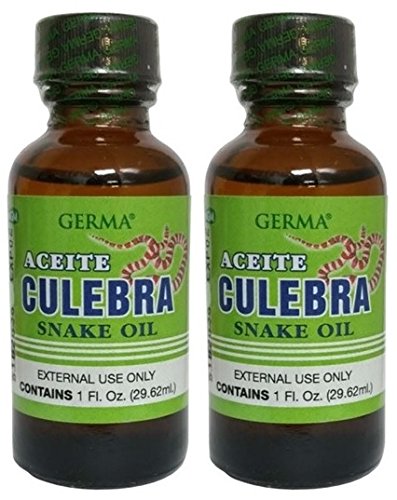 Germa Aceite De Culebra Snake Oil 1 Oz. - 2-Pack for Pain Relief and Skin Care