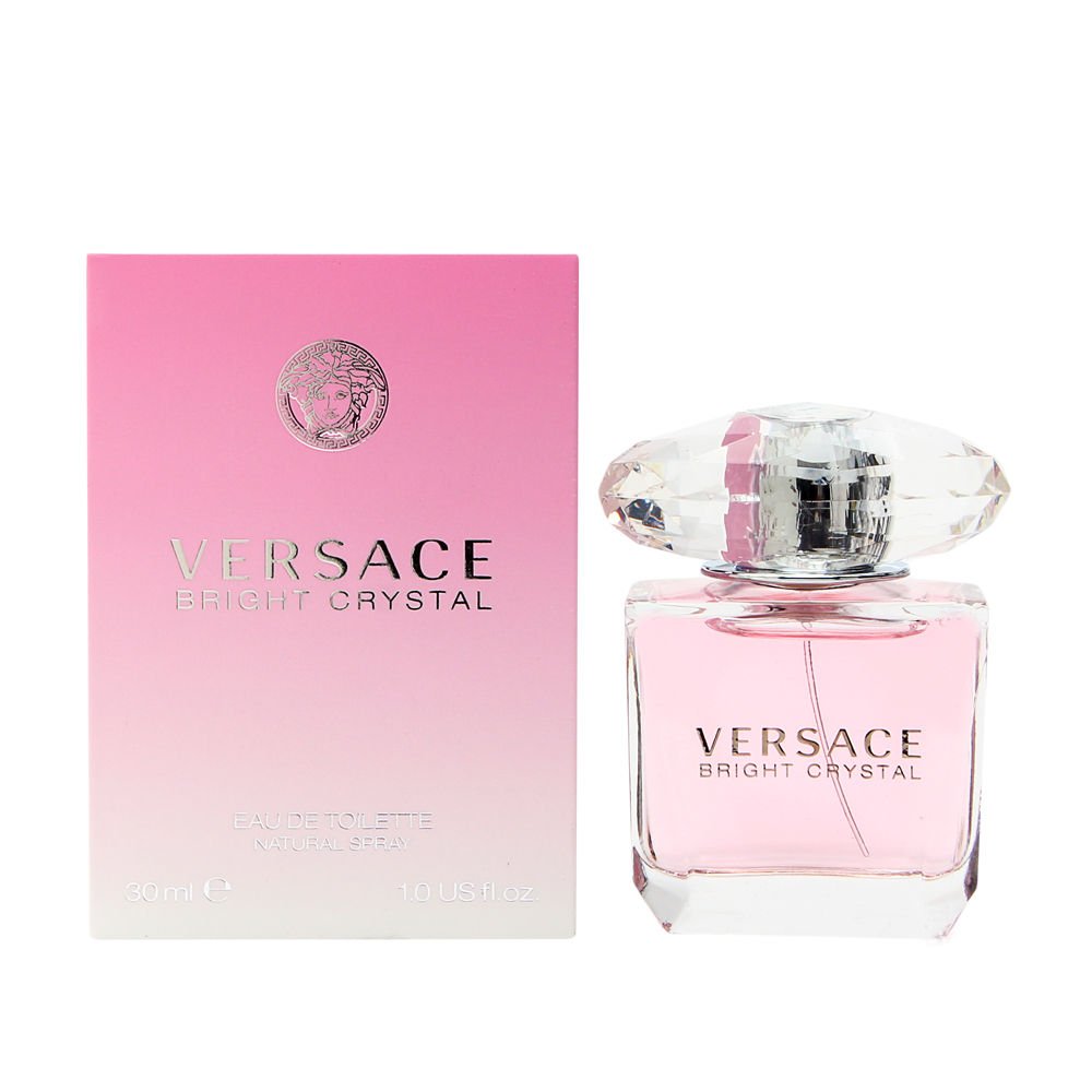 Versace Bright Crystal Eau De Toilette Spray For Women, 1.0 Oz, Pink