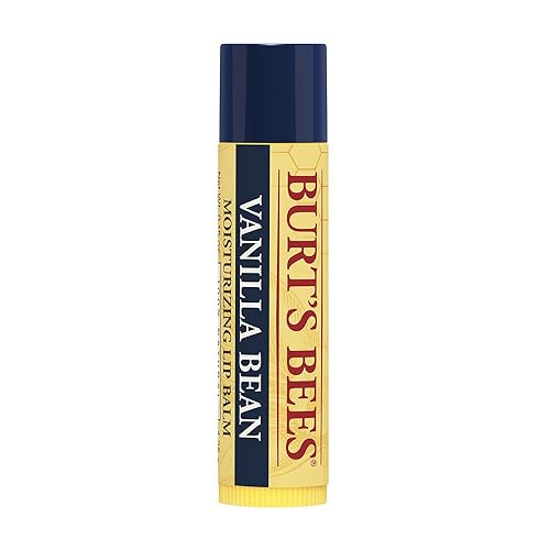 Burt'S Bees Vanilla Bean Lip Balm, Moisturizing, 0.15 Oz, Hydrating Lip Care