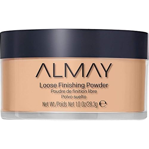 Almay Loose Finishing Powder, 300 Medium - Hypoallergenic, Mattifying Makeup Setting Powder, 1 Oz