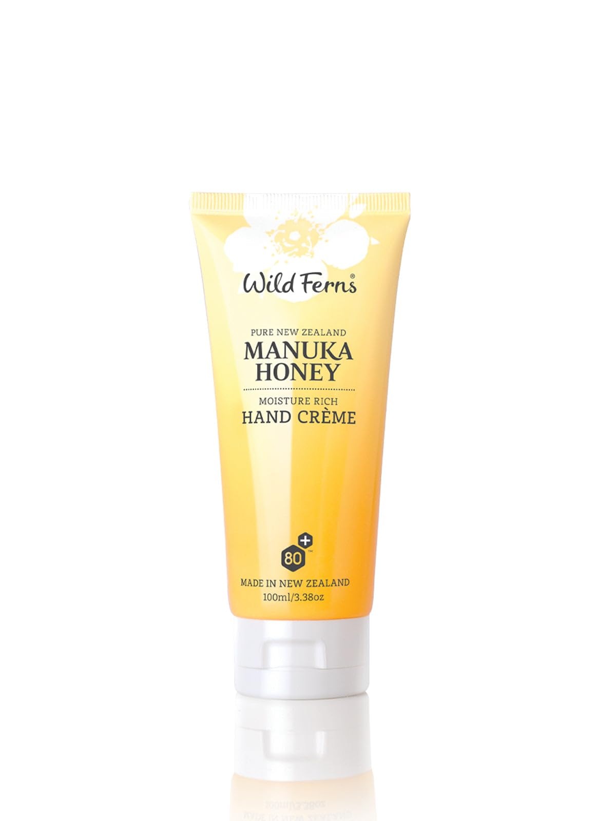 Wild Ferns Manuka Honey Hand Crème, 99% Natural, 100Ml Moisture Rich Hydration