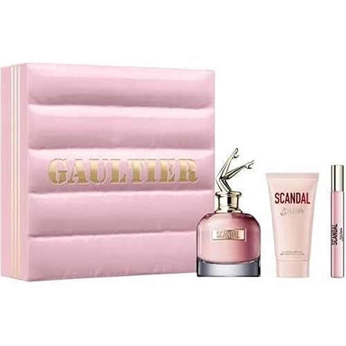 Jean Paul Gaultier Scandal 3-Piece Gift Set: Eau De Parfum, Body Lotion & Travel Spray