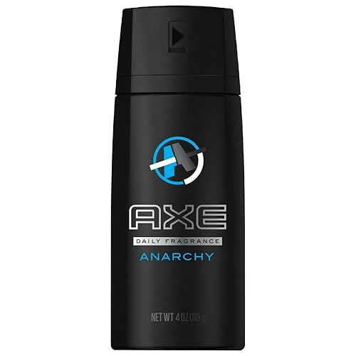 AXE Bodyspray Anarchy for Him 4 oz - Pack of 4, Long-Lasting Freshness, Premium Men's Body Spray, Perfect for Daily Use